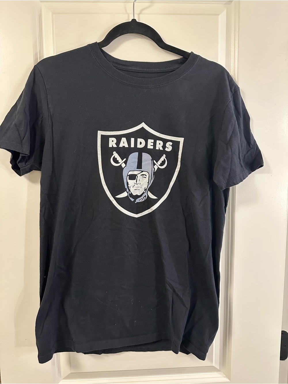 Raiders Black Kids Logo T‑Shirt